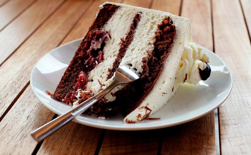 Sponge cake baking